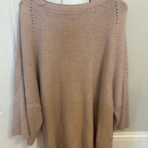 Ann Taylor Soft Knit Sweater in Dusty Rose